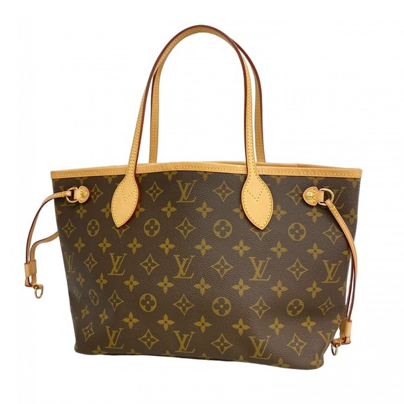 LOUIS VUITTON Brown Monogram Neverfull PM Tote Bag - Picture 1 of 8